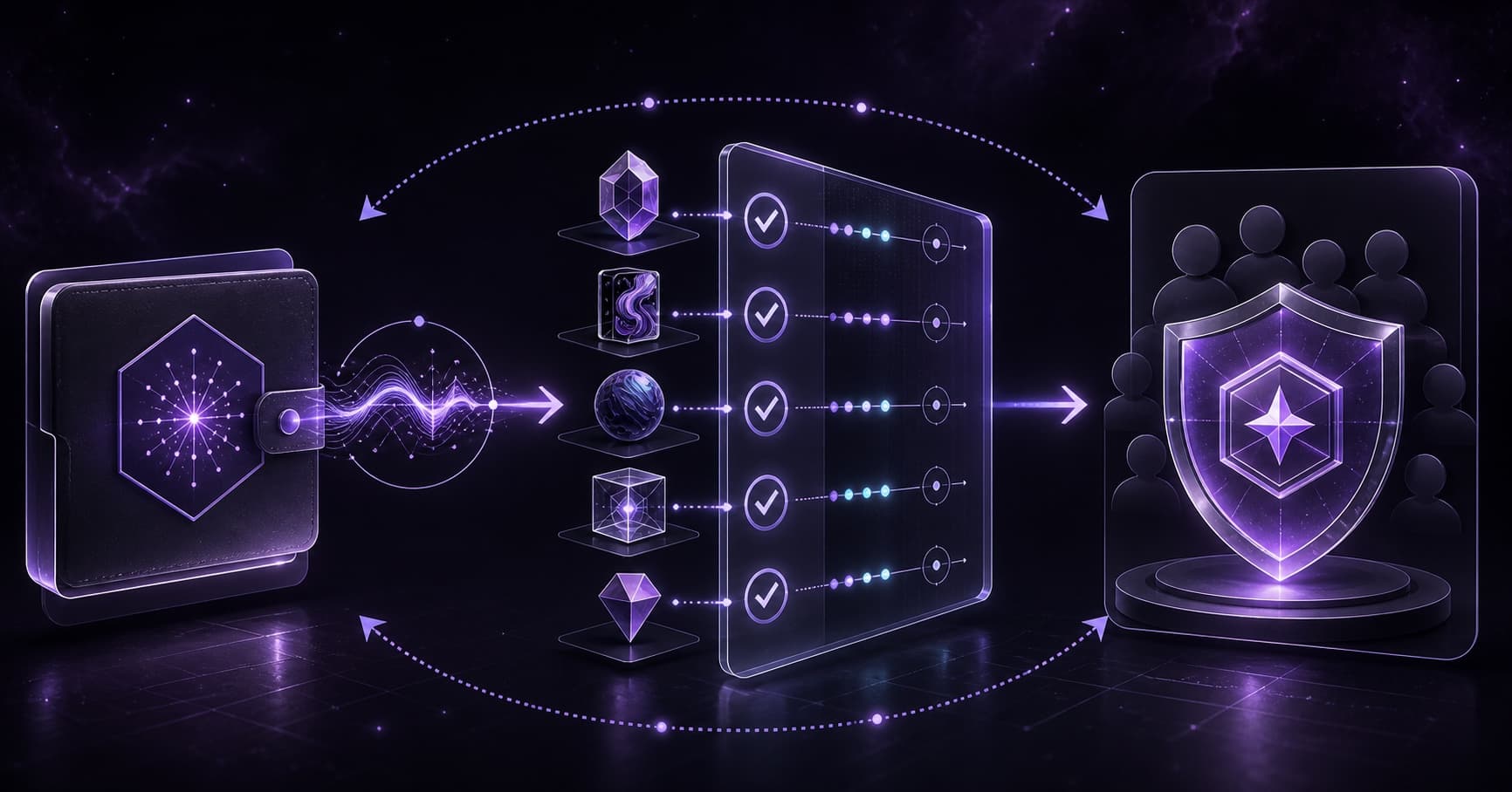 Solana wallet verification flow assigning a token-gated community role